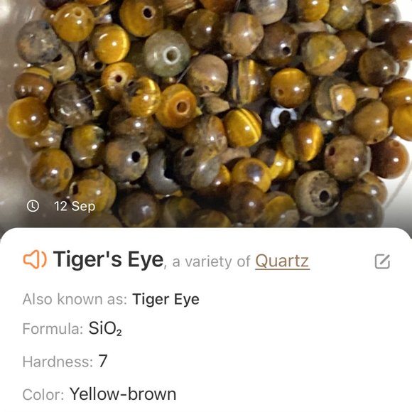 Tigers Eye Silver Cat on the Moon Necklace, Genuine Gemstone Beaded Necklace - Picture 9 of 10